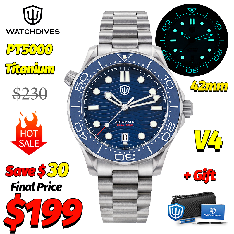 Luxury Watch Collection - Watchdives WD007 V4 007 NTTD Mechanical