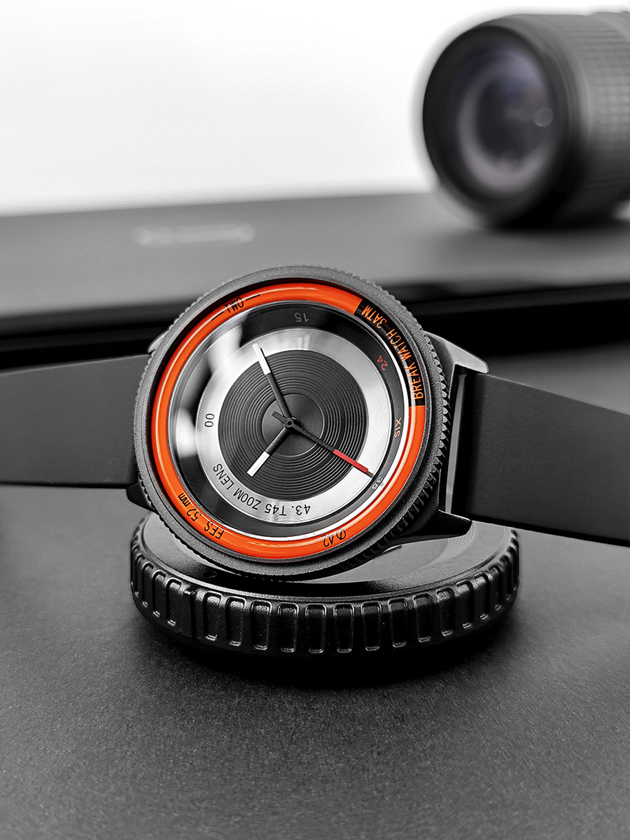 Luxury Watch Unique - BREAK Black Camera Series Men Women