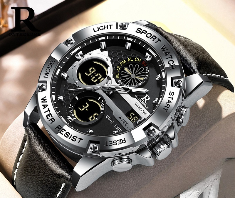 Perpetual Calendar Watch - Fashion Men’s Big Face Quartz Watch