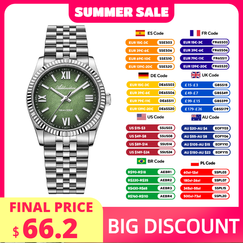 Luxury Watches - ADDIESDIVE Elegant Watch for Woman Luxury