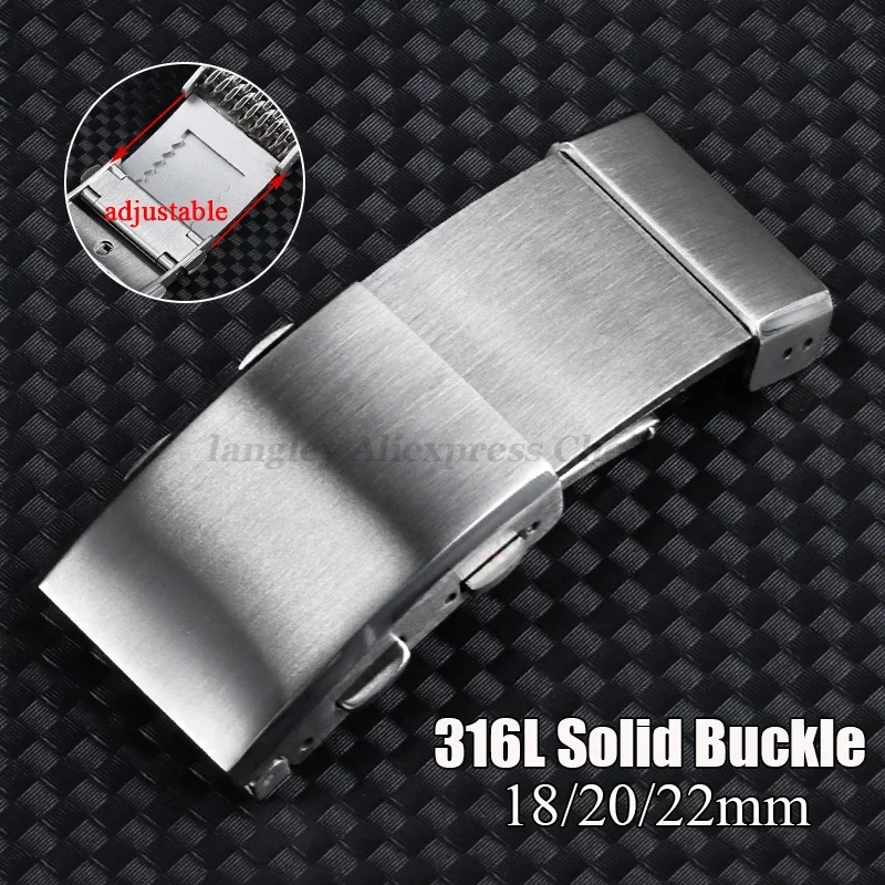 Luxury Watch Collection - 18/20/22mm 316L Solid Stainless Steel Watch