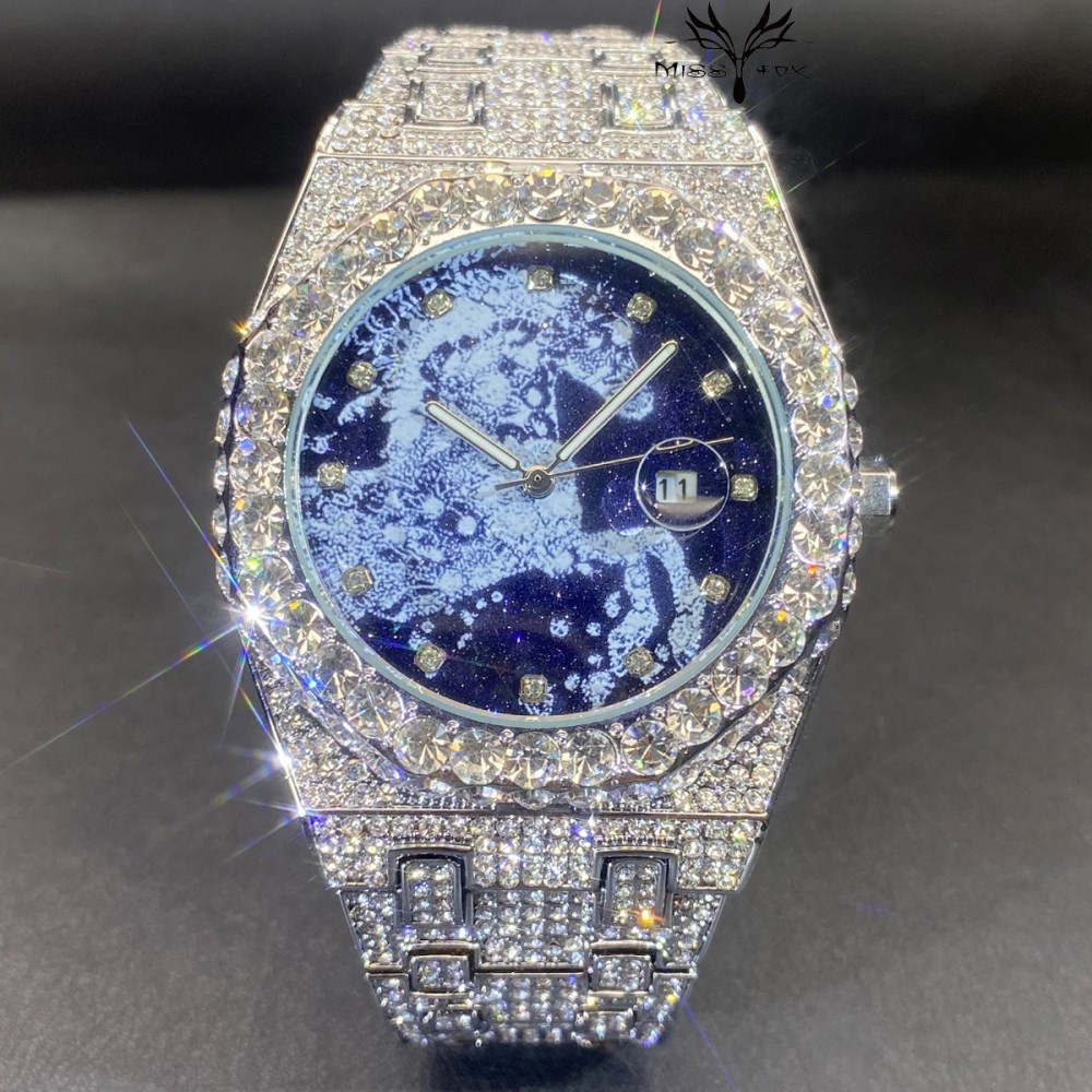 Luxury Watch Diamond - 2026 Hip Hop Mens Quartz Watches