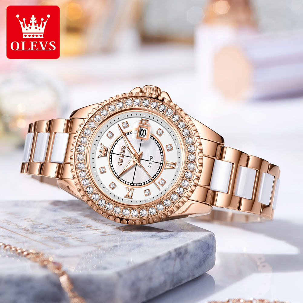 OLEVS 3685 Luxury Women's Watc - Luxury Watch Diamond avis et prix