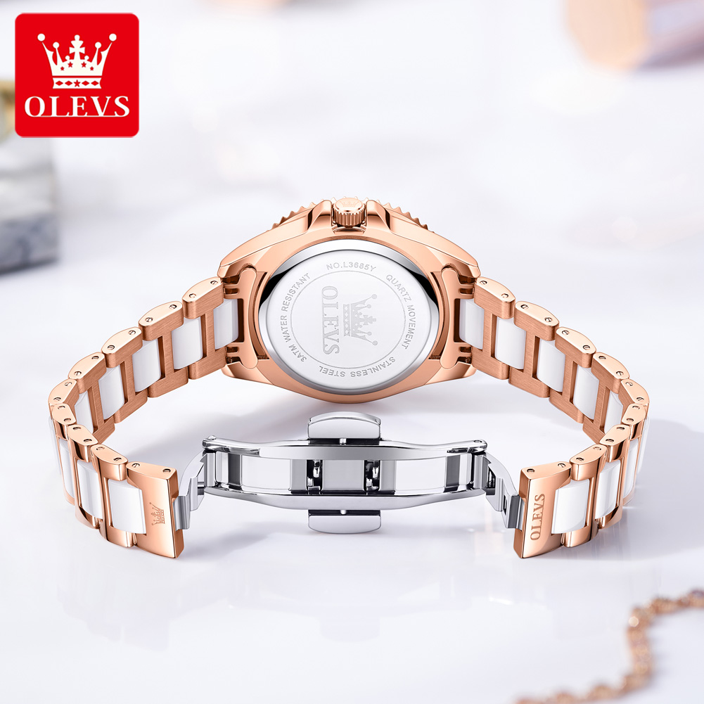 OLEVS 3685 Luxury Women's Watc - Luxury Watch Diamond avis et prix