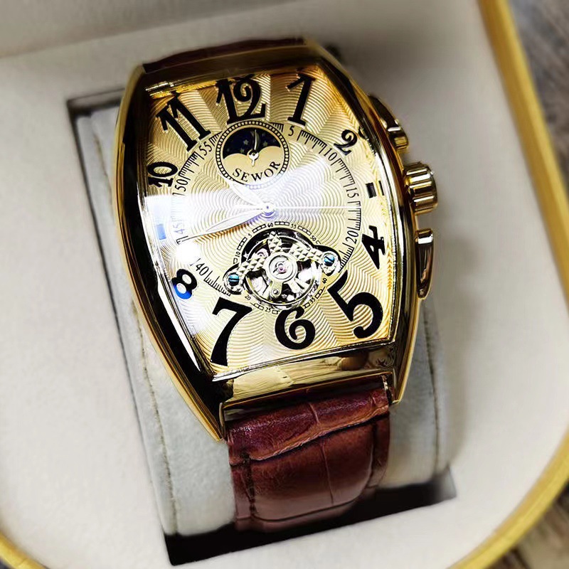 SEWOR Mechanical Watch Men Gol - Automatic Pilot Watch avis et prix