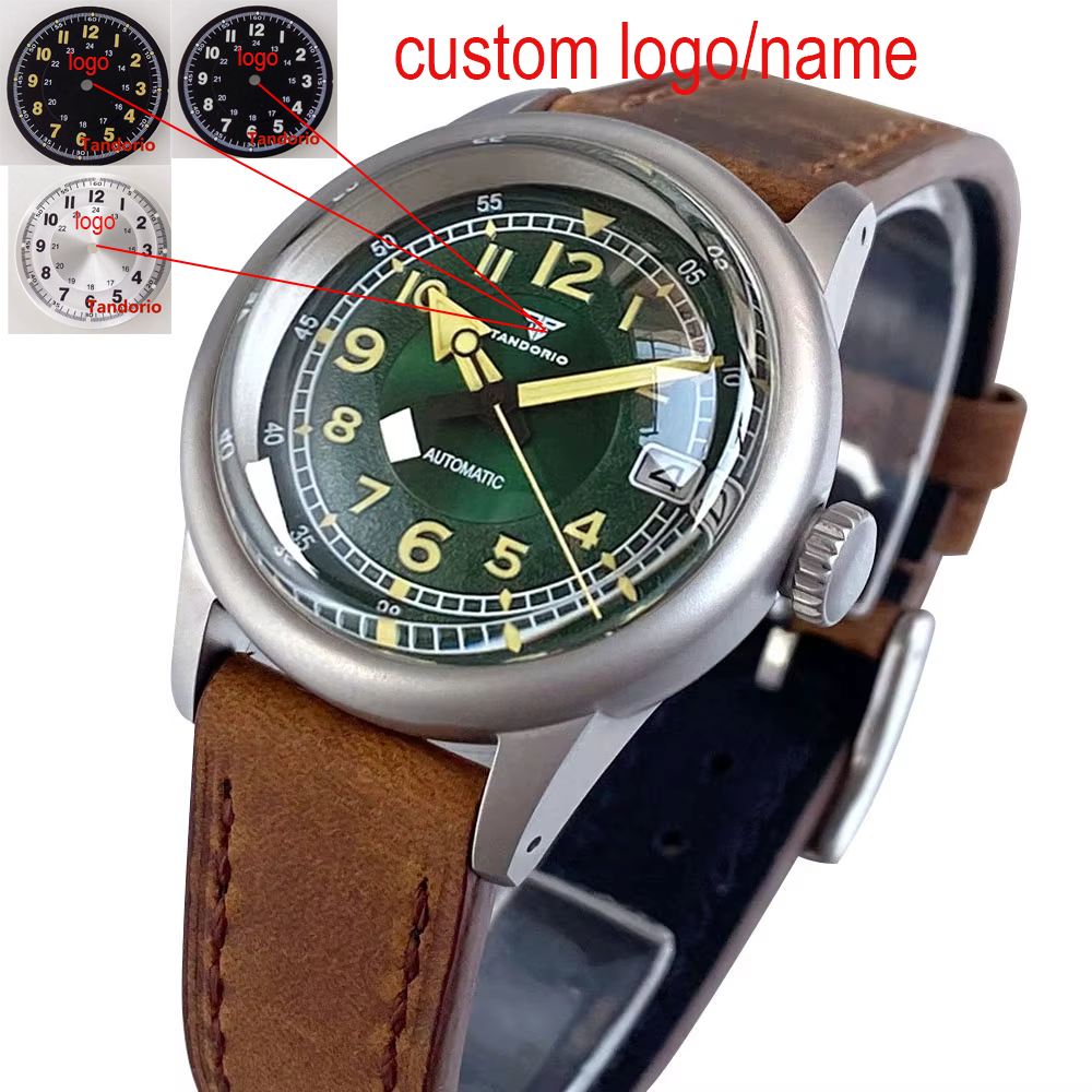 Custom New 36mm Double Domed S - Automatic Pilot Watch avis et prix