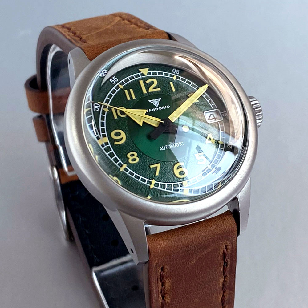 Custom New 36mm Double Domed S - Automatic Pilot Watch avis et prix