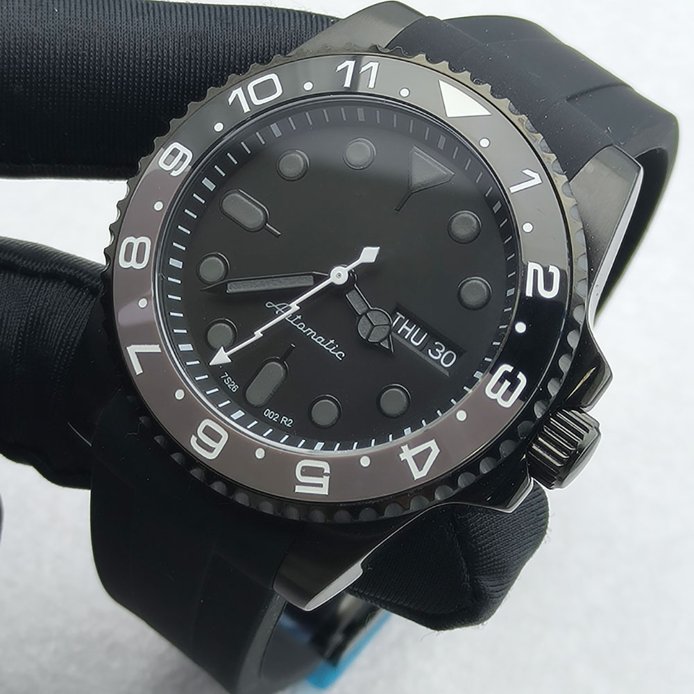 40MM NH36 Watch Black Men's St - Perpetual Calendar Watch avis et prix