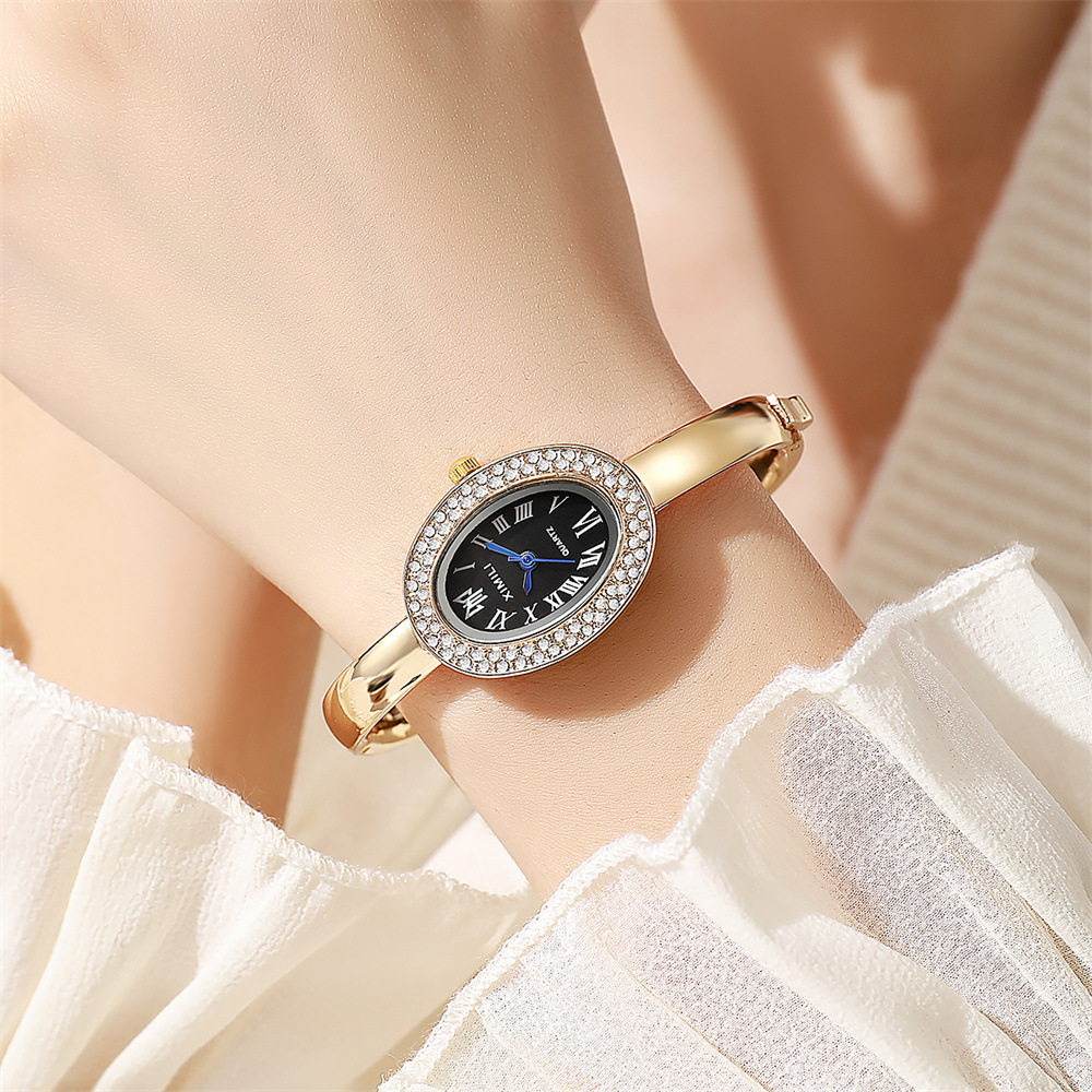 New Oval Women's Bracelet Watc - Luxury Watch Diamond avis et prix