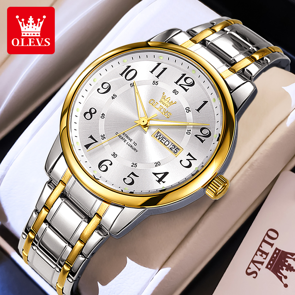 OLEVS Casual fashion men's wat - Luxury Watch Brand avis et prix