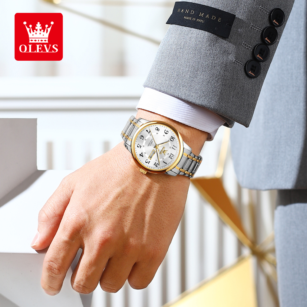 OLEVS Casual fashion men's wat - Luxury Watch Brand avis et prix