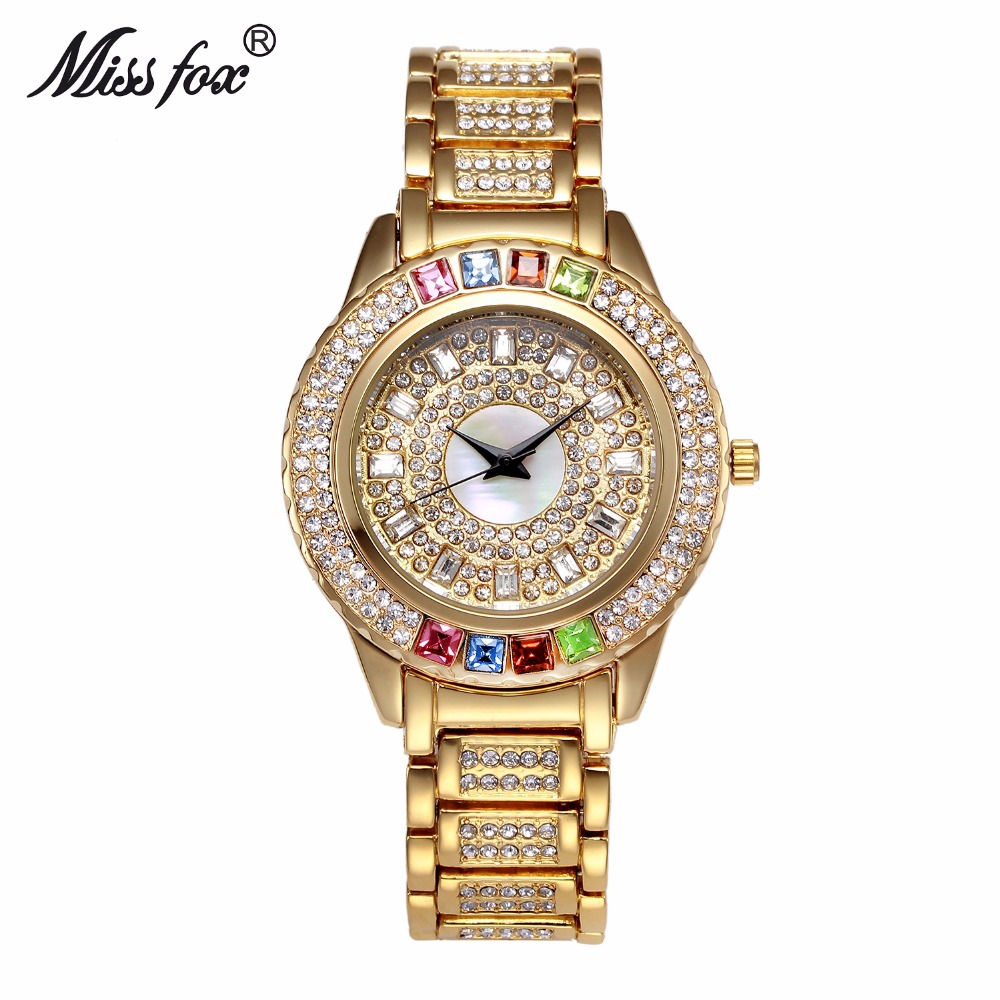 MISSFOX Ladies Gold Party Watc - Luxury Watch In China avis et prix