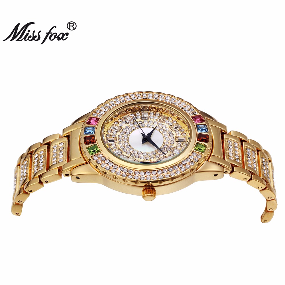 MISSFOX Ladies Gold Party Watc - Luxury Watch In China avis et prix