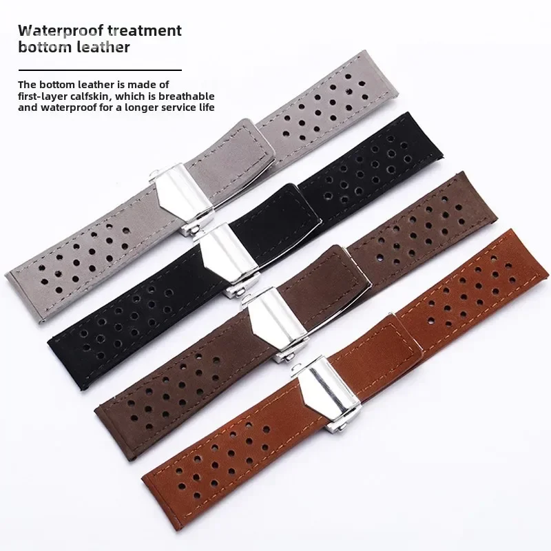 Genuine Leather Watch Strap fo - Tag Heuer Is Luxury Watch avis et prix