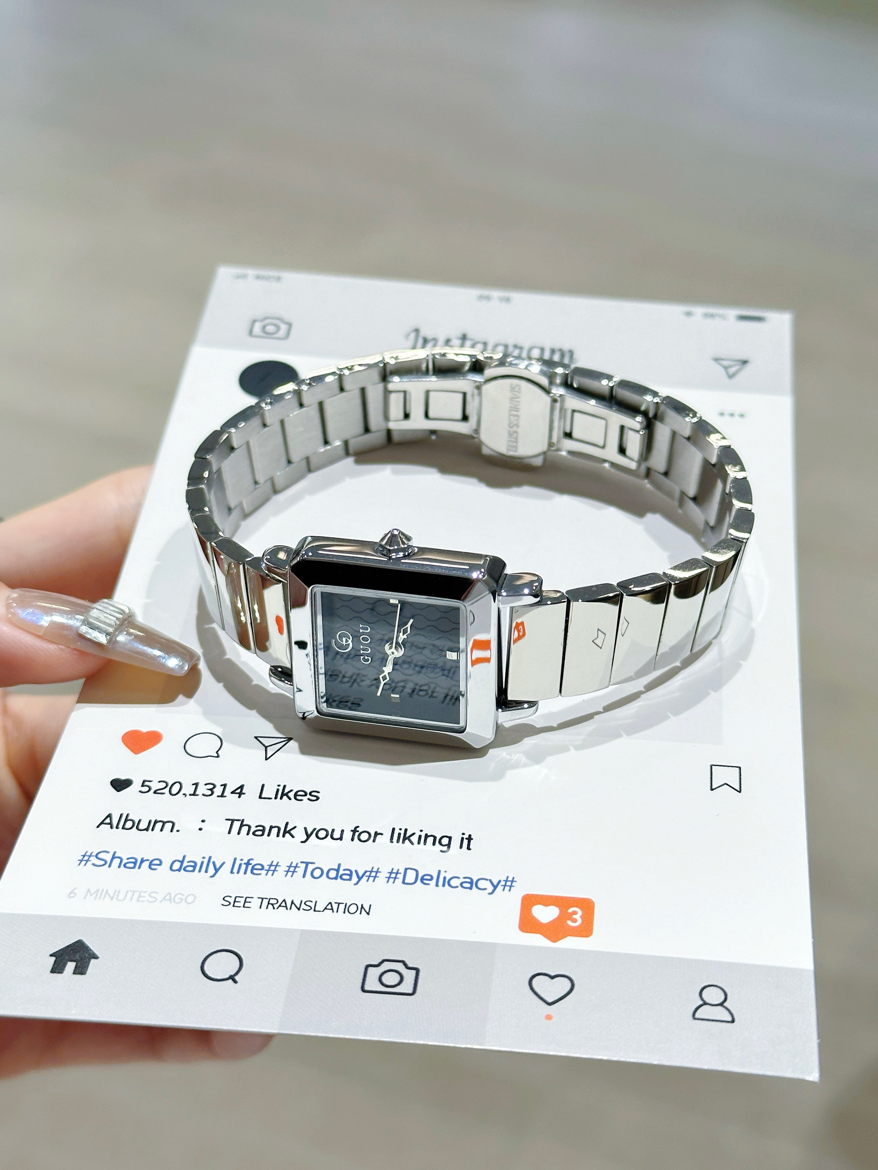 New Minimalist Square Watch Fo - Luxury Watch Unique avis et prix