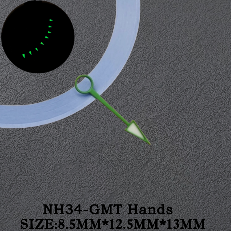 Green Luminous 13mm GMT Time H - Automatic Pilot Watch avis et prix