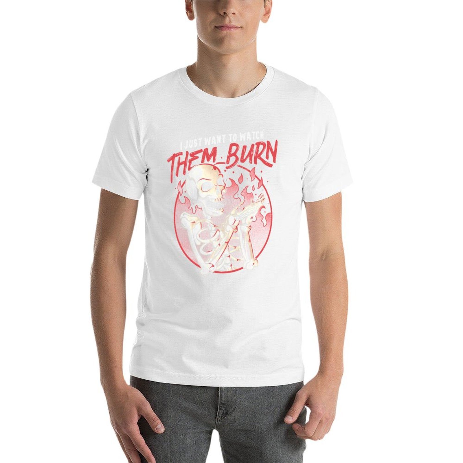 Watch Them Burn Skull Funny Gi - Luxury Watch In China avis et prix