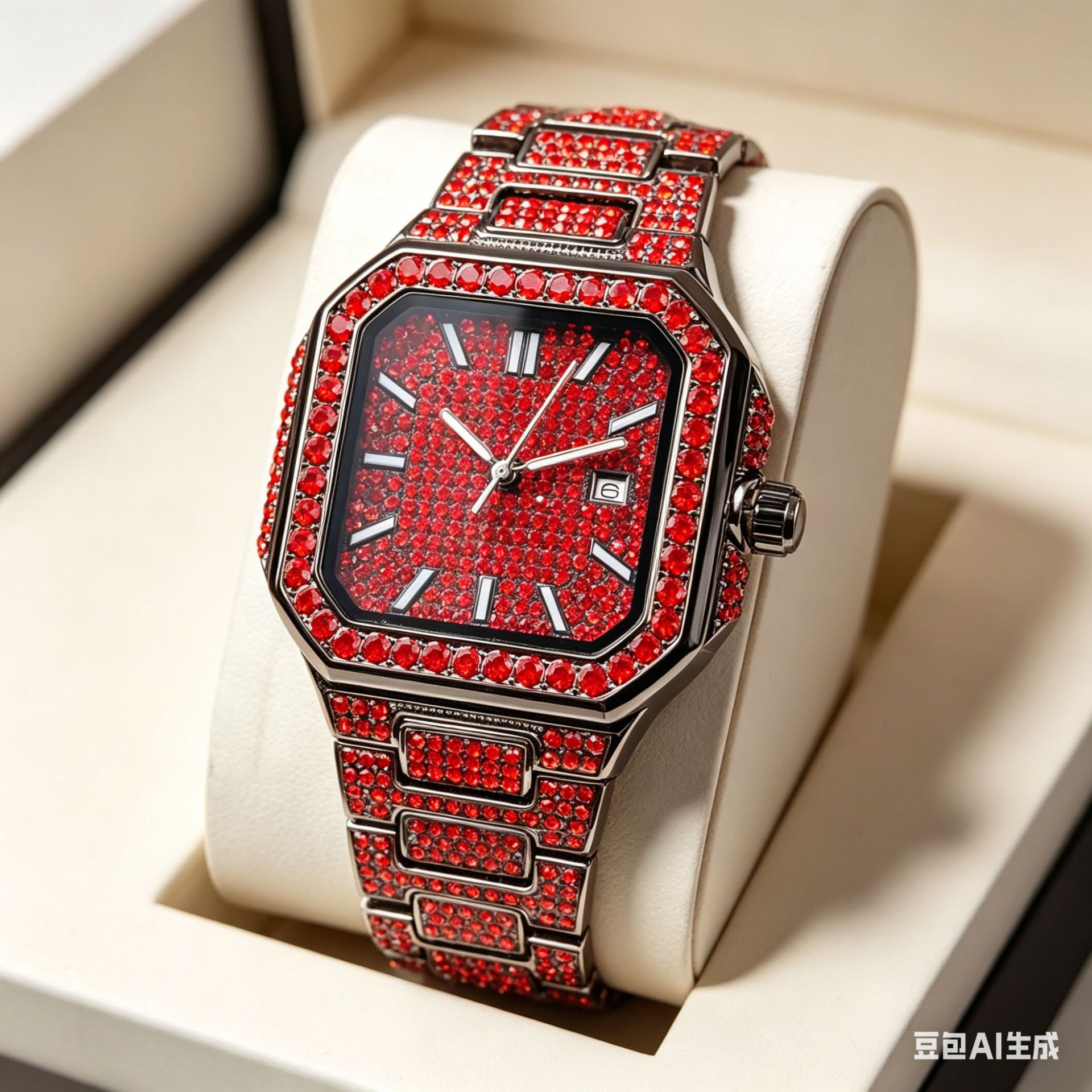 Luxury Square Ice Diamond Quar - Luxury Watch Diamond avis et prix