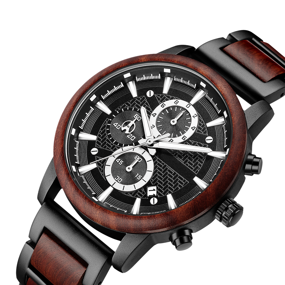 Alloy & Wood Combined Strap Wa - Luxury Watch Unique avis et prix