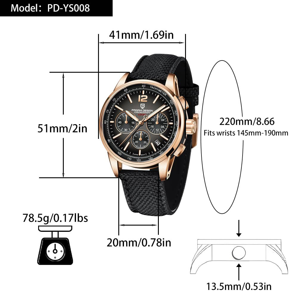 PAGANI DESIGN New Mens Watch 4 - Luxury Watch Brand avis et prix