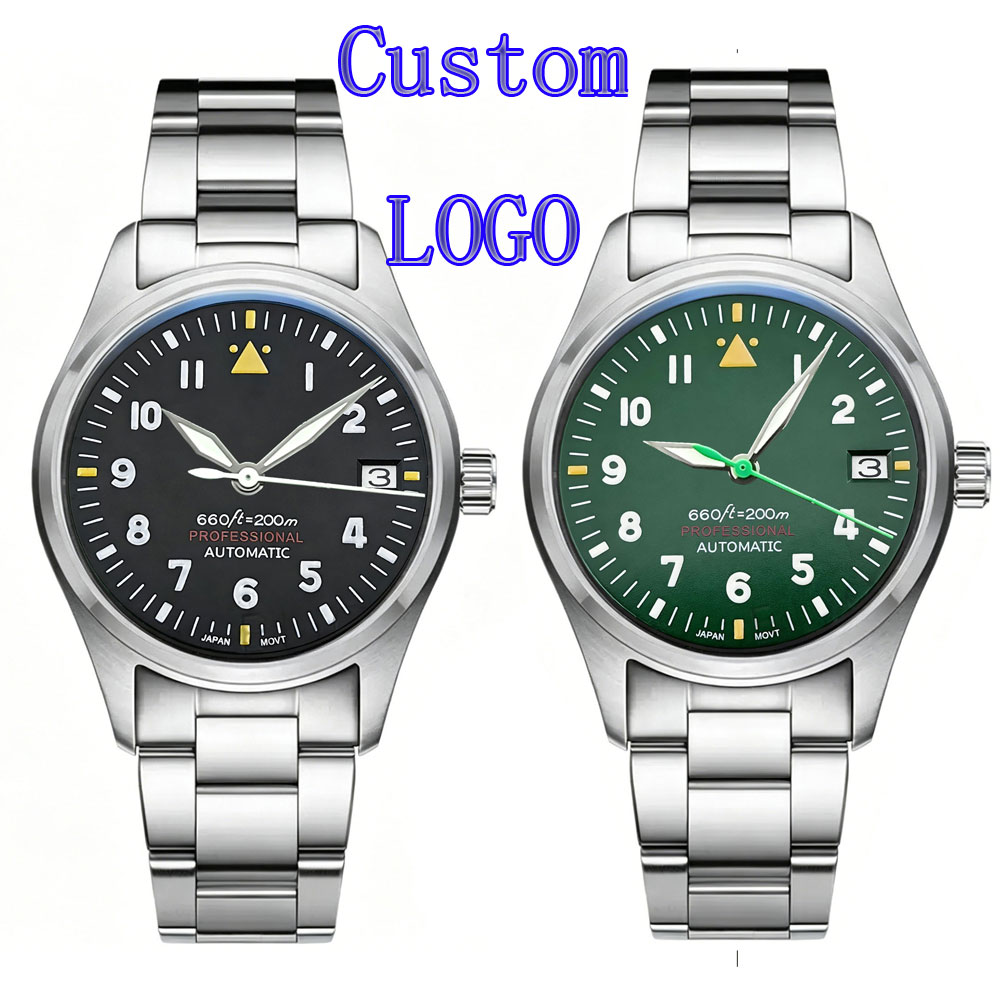 Custom LOGO 36mm 39mm Pilot Wa - Automatic Pilot Watch avis et prix