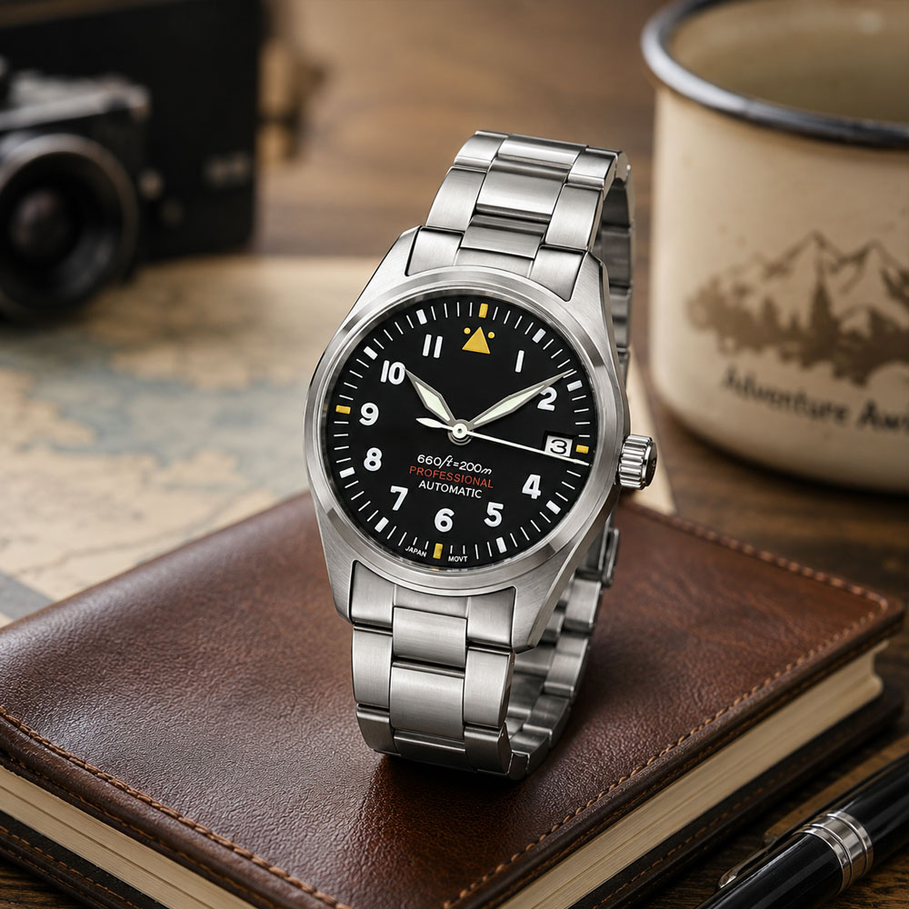 Custom LOGO 36mm 39mm Pilot Wa - Automatic Pilot Watch avis et prix