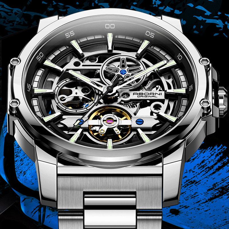 ABORNI 9039 Unique Design Skel - Automatic Pilot Watch avis et prix