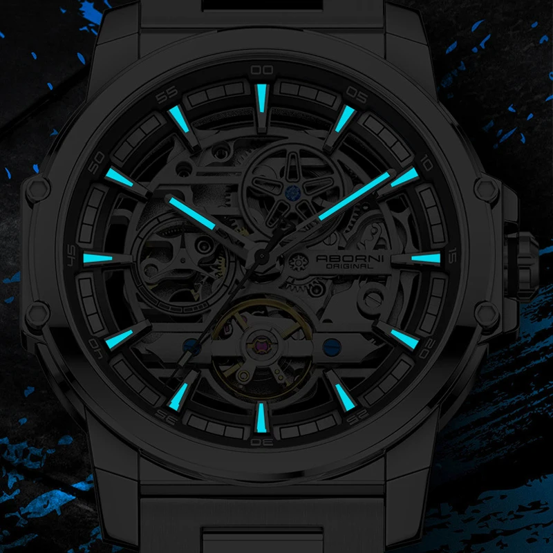 ABORNI 9039 Unique Design Skel - Automatic Pilot Watch avis et prix