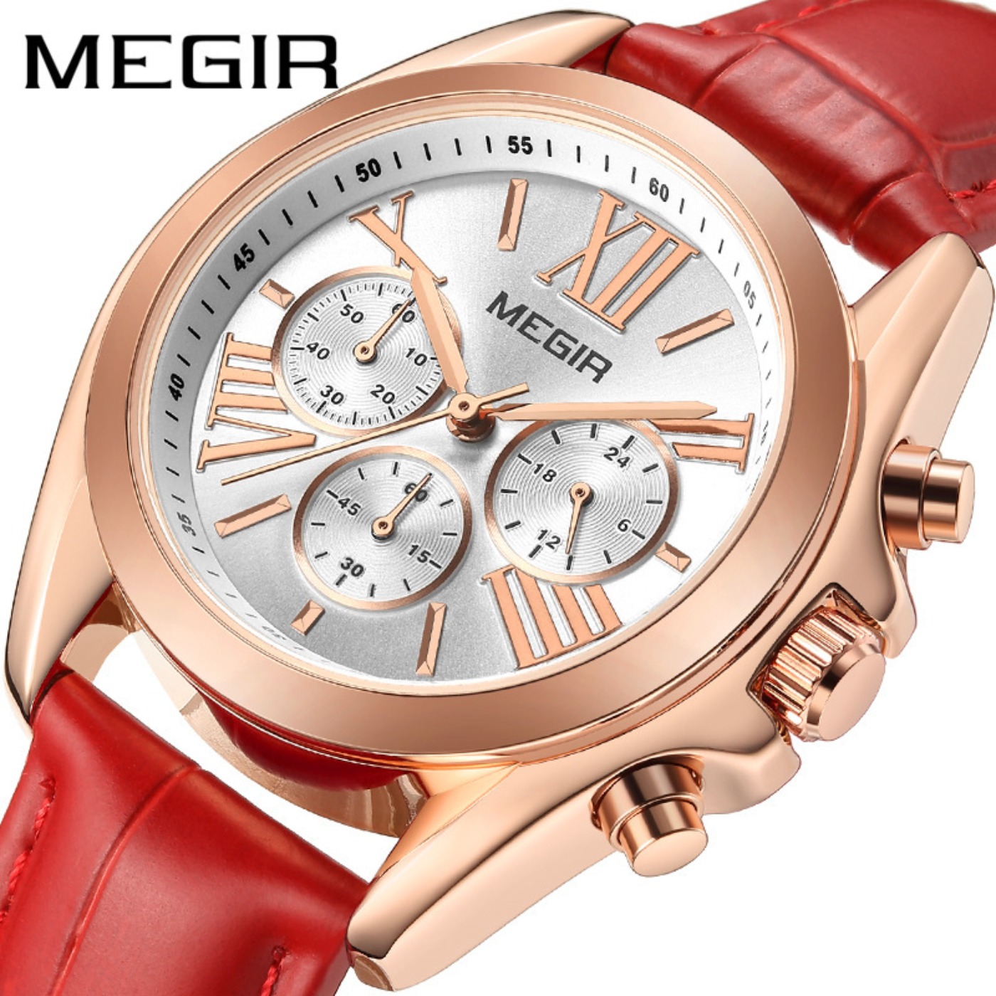 MEGIR New Luxury Leather Watch - Luxury Watch Brand avis et prix