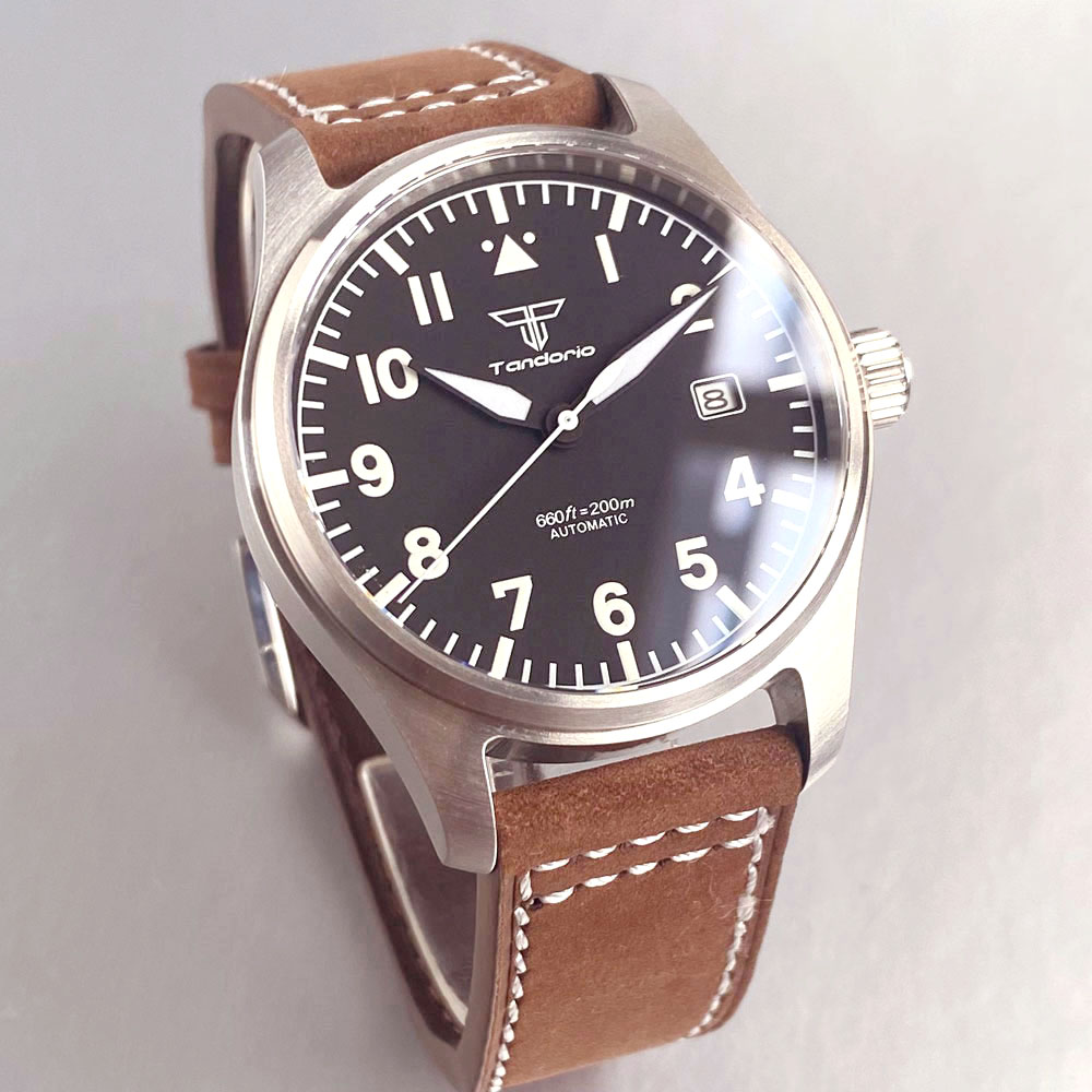 Customized 39mm Classic Pilot  - Automatic Pilot Watch avis et prix