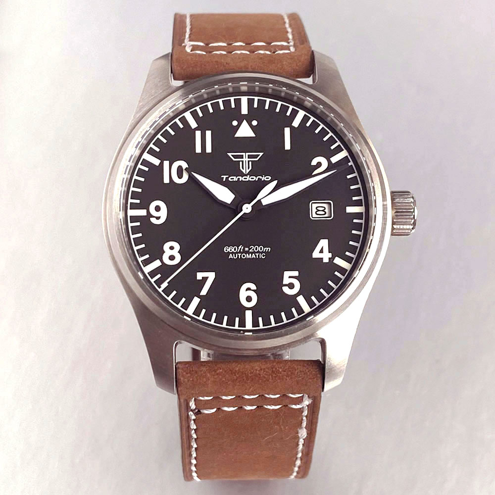 Customized 39mm Classic Pilot  - Automatic Pilot Watch avis et prix