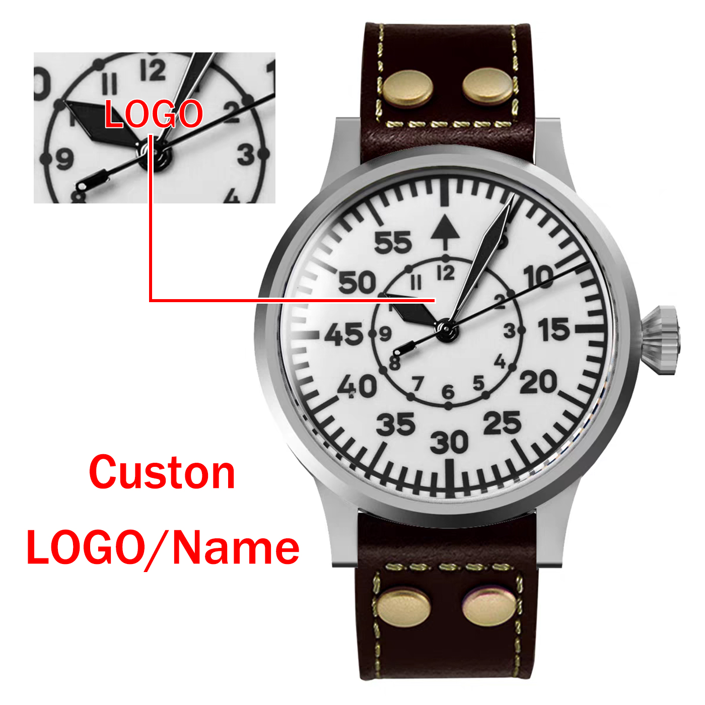 Custom Retro Pilot Watch for M - Automatic Pilot Watch avis et prix