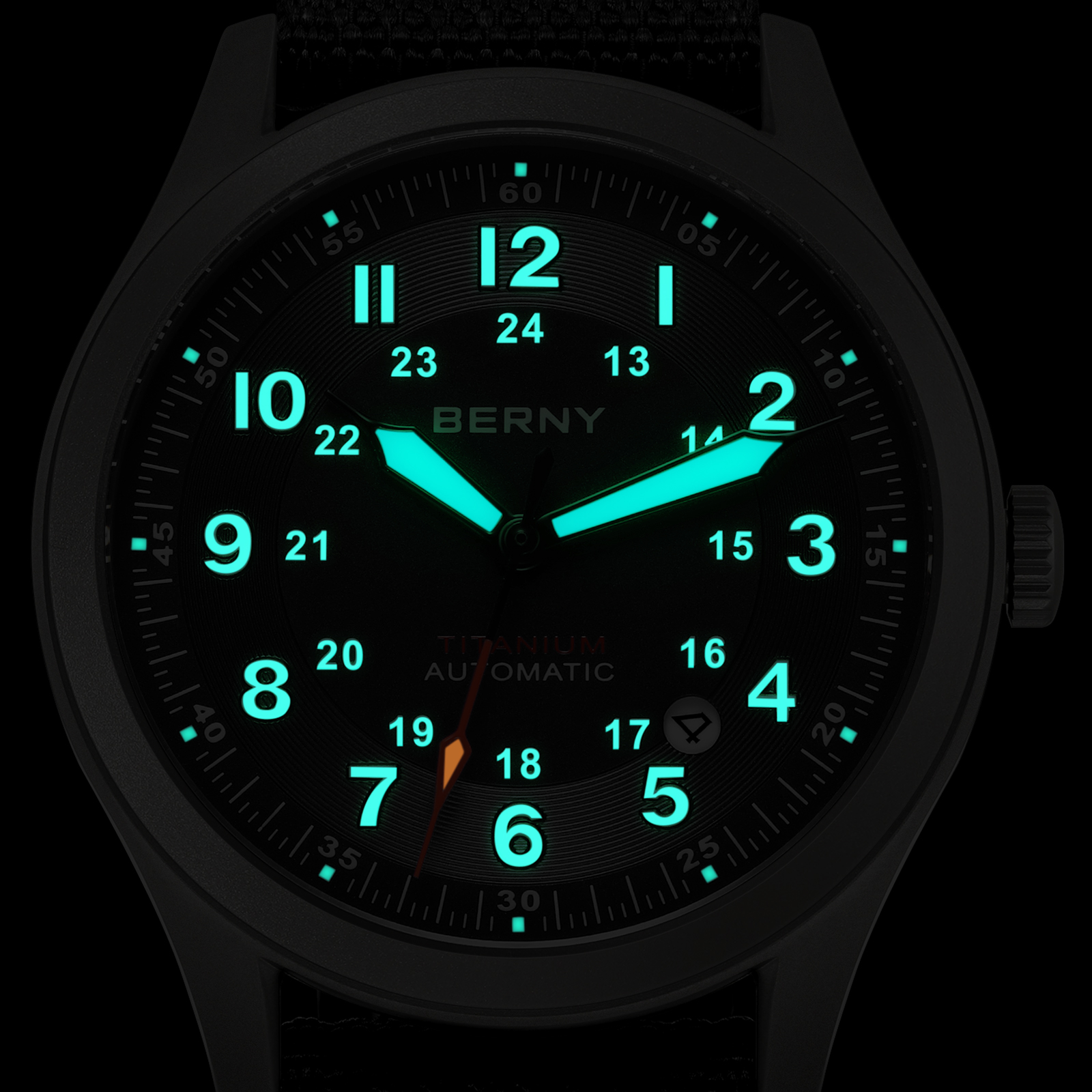 BERNY Titanium Automatic Men's - Automatic Pilot Watch avis et prix