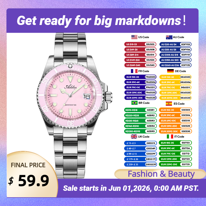 Addies New Women Watches Luxur - Perpetual Calendar Watch avis et prix