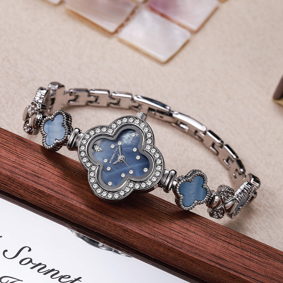 Luxury Four leaf Clover Women' - Luxury Watch Diamond avis et prix