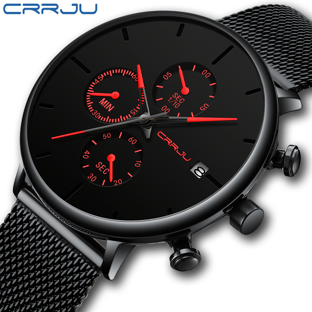 CRRJU Mens Watches Luxury Spor - Luxury Watch Unique avis et prix