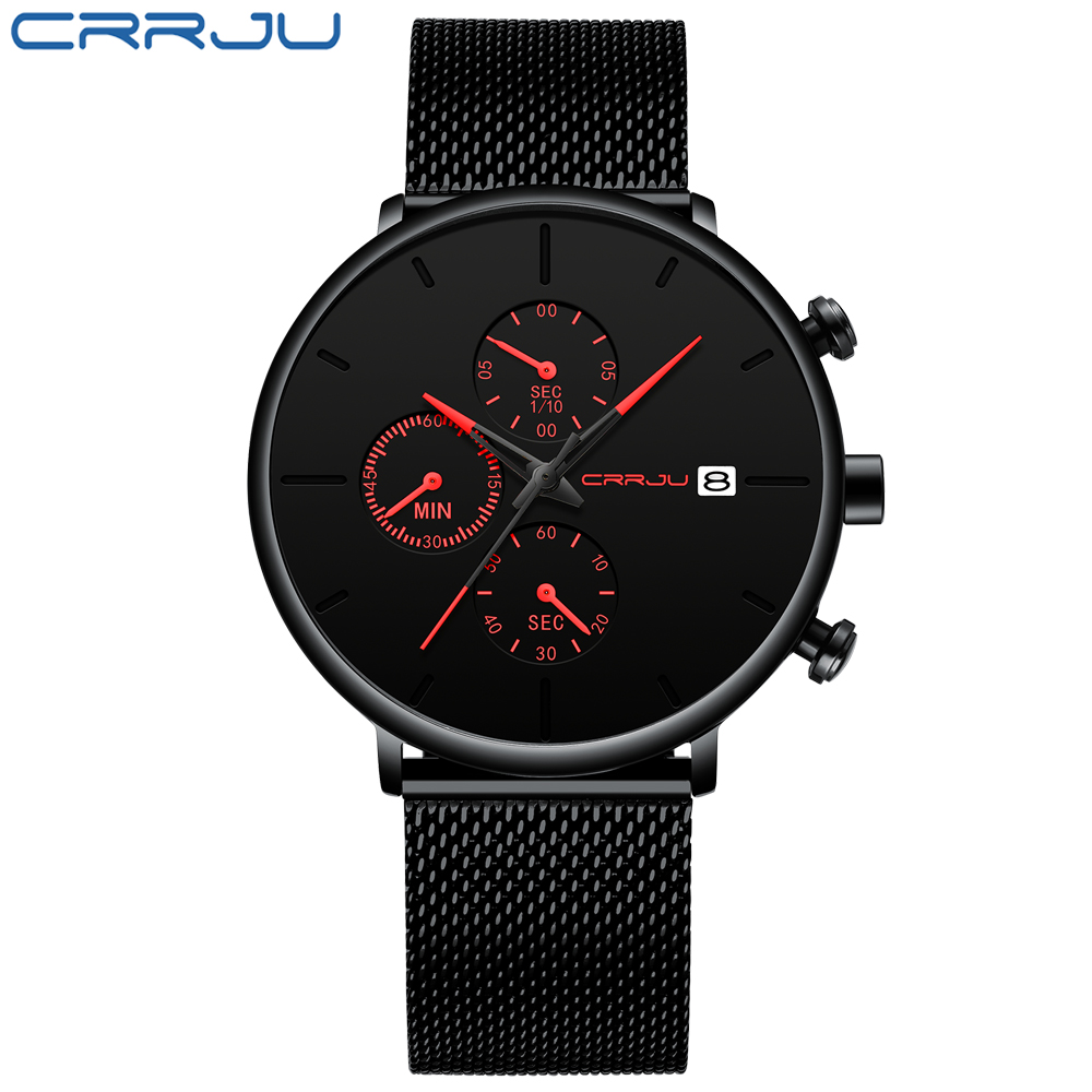 CRRJU Mens Watches Luxury Spor - Luxury Watch Unique avis et prix