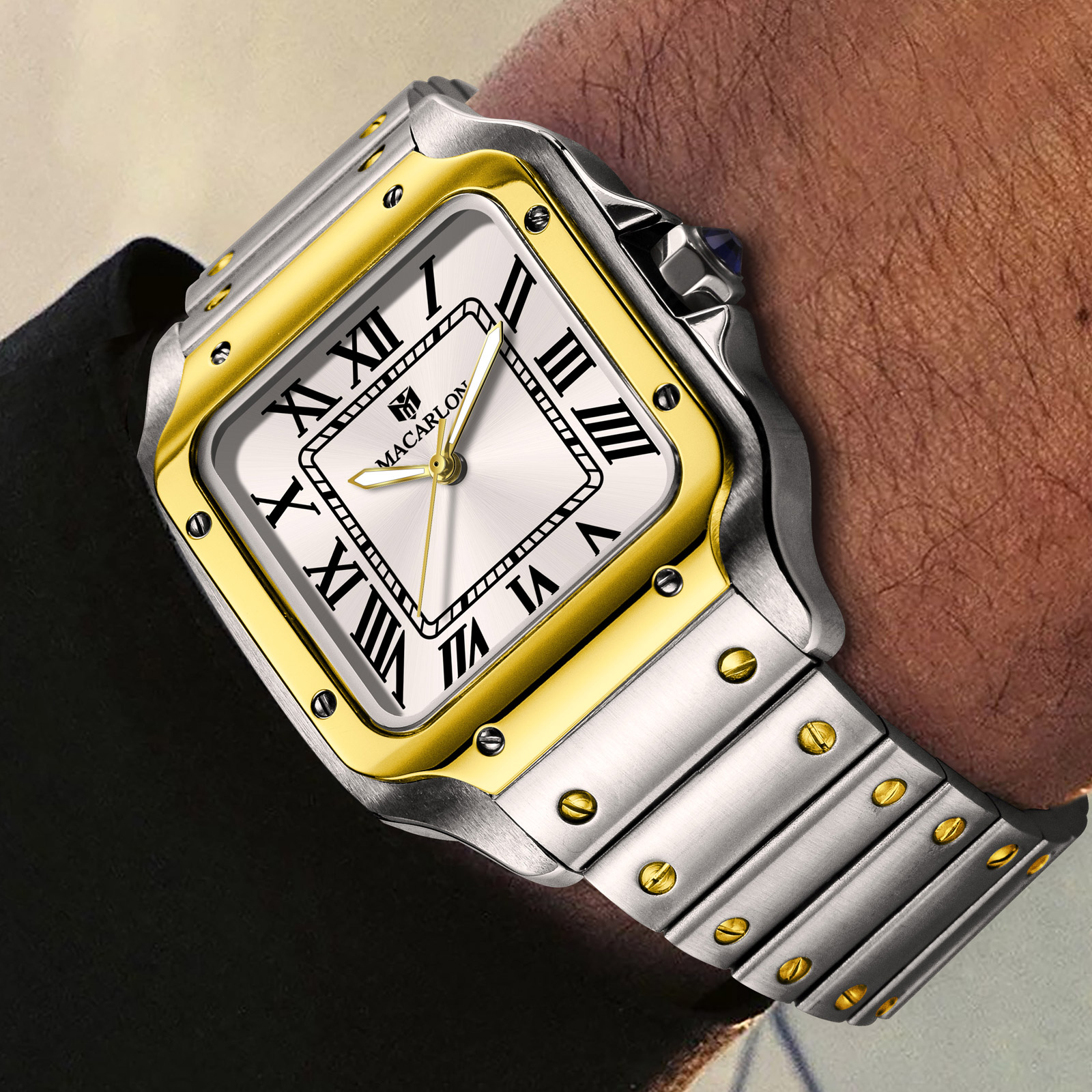 MACARLON Square Men's Automati - Luxury Watch In China avis et prix