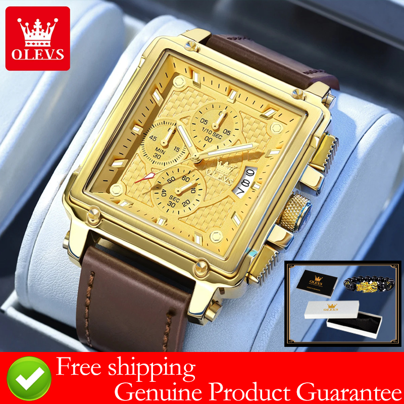 OLEVS brand mens watches water - Luxury Watch Brand avis et prix