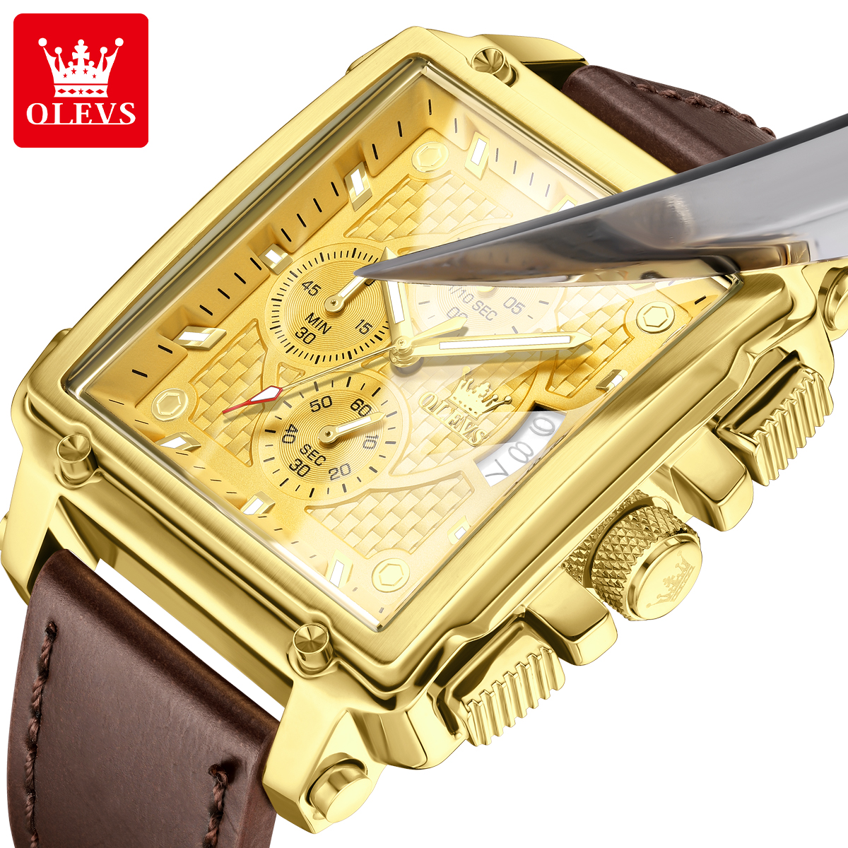 OLEVS brand mens watches water - Luxury Watch Brand avis et prix
