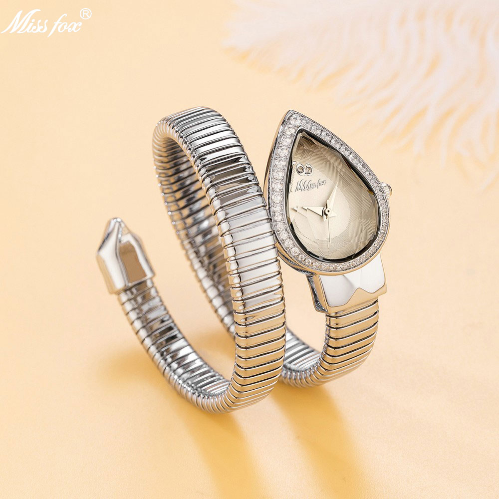 MISSFOX Snake Shape Diamond Wa - Luxury Watch Unique avis et prix