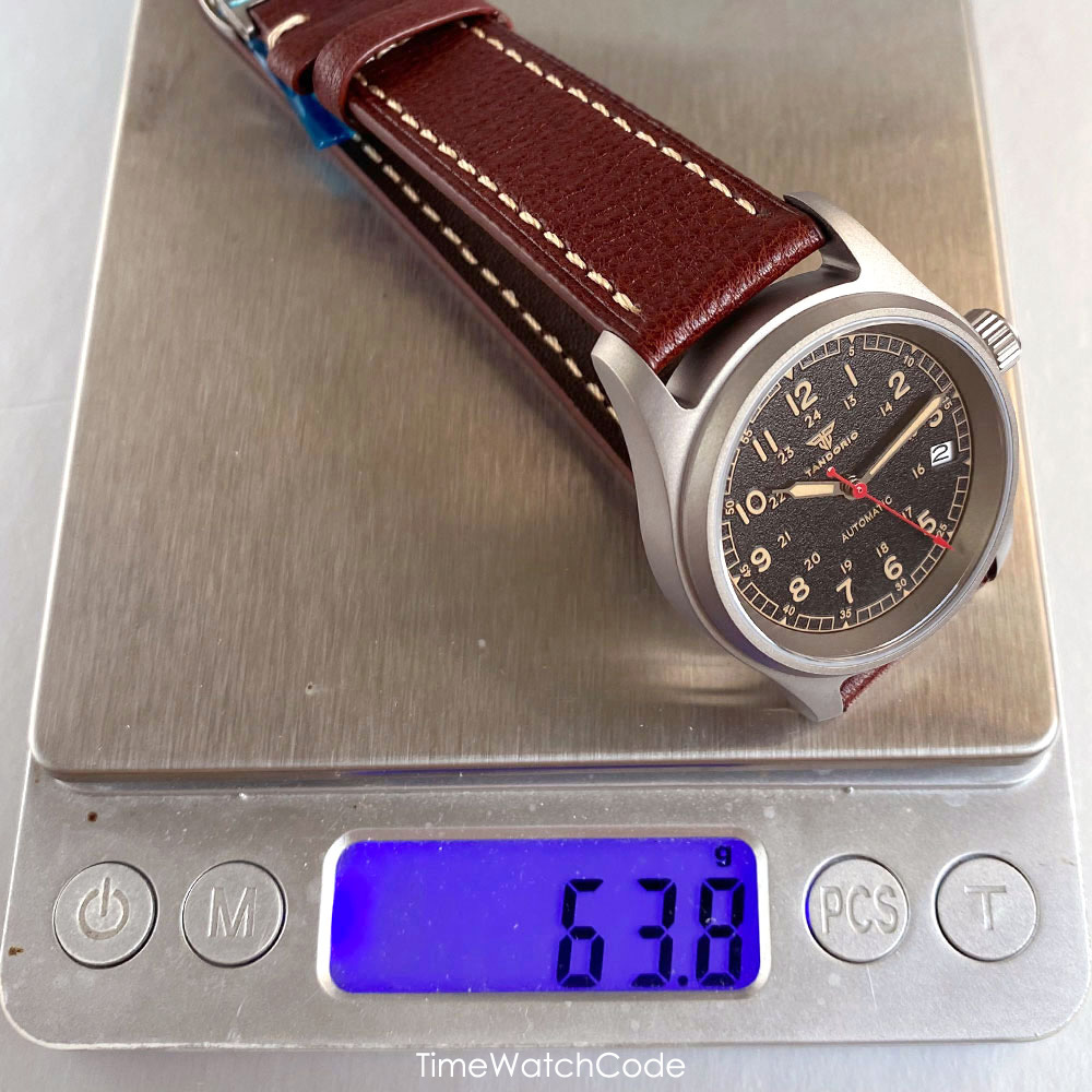 Customized Watch Titanium NH35 - Automatic Pilot Watch avis et prix